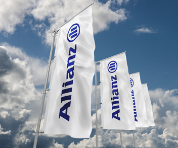 Photo of Allianz flags