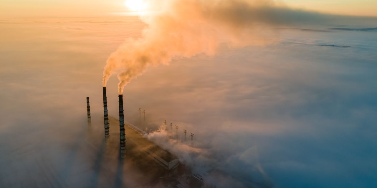 Factory making smog
