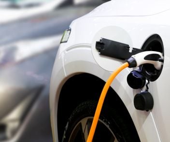 A car charging