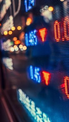 A table with numbers