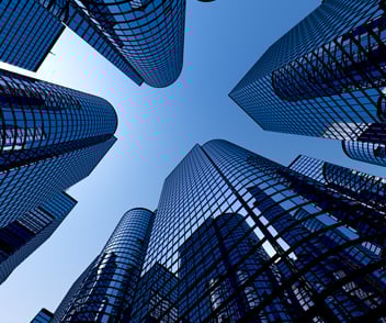 Image of skyscrapers in a business district 