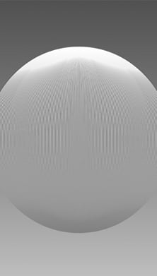 Image of the white circle on the grey background