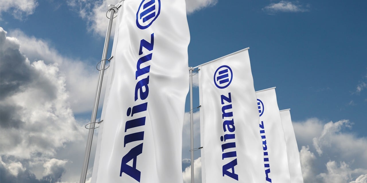 Photo of Allianz flag