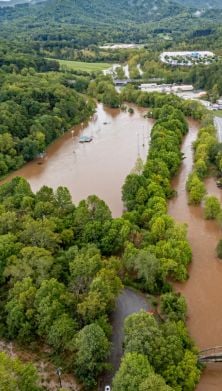 Flood after hurricane