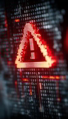 Image of a digital alert sign