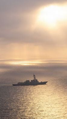 Image of a sinking ship